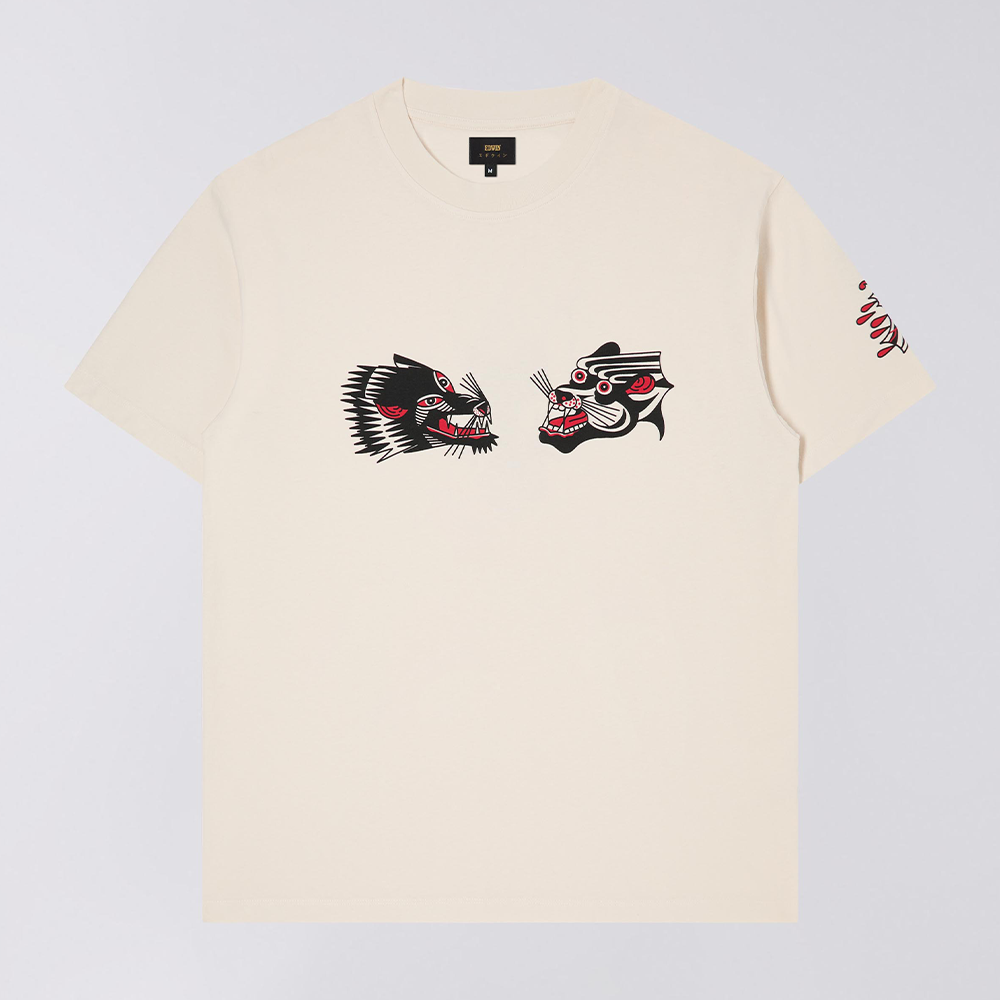 Edwin Teide Flash T-Shirt - Whisper White