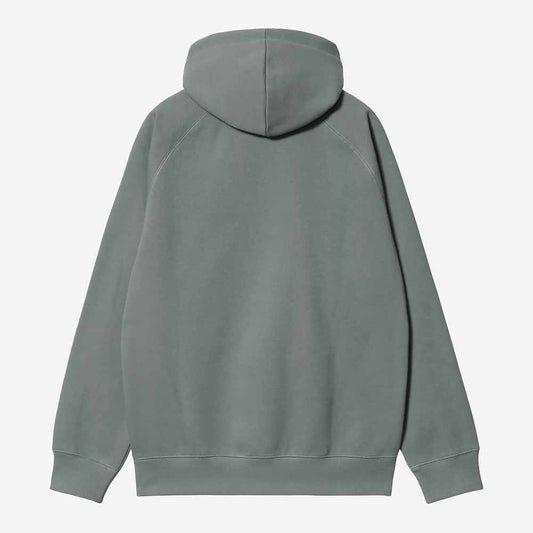 Carhartt WIP Hooded Chase Sweat - Velvet Green Gold