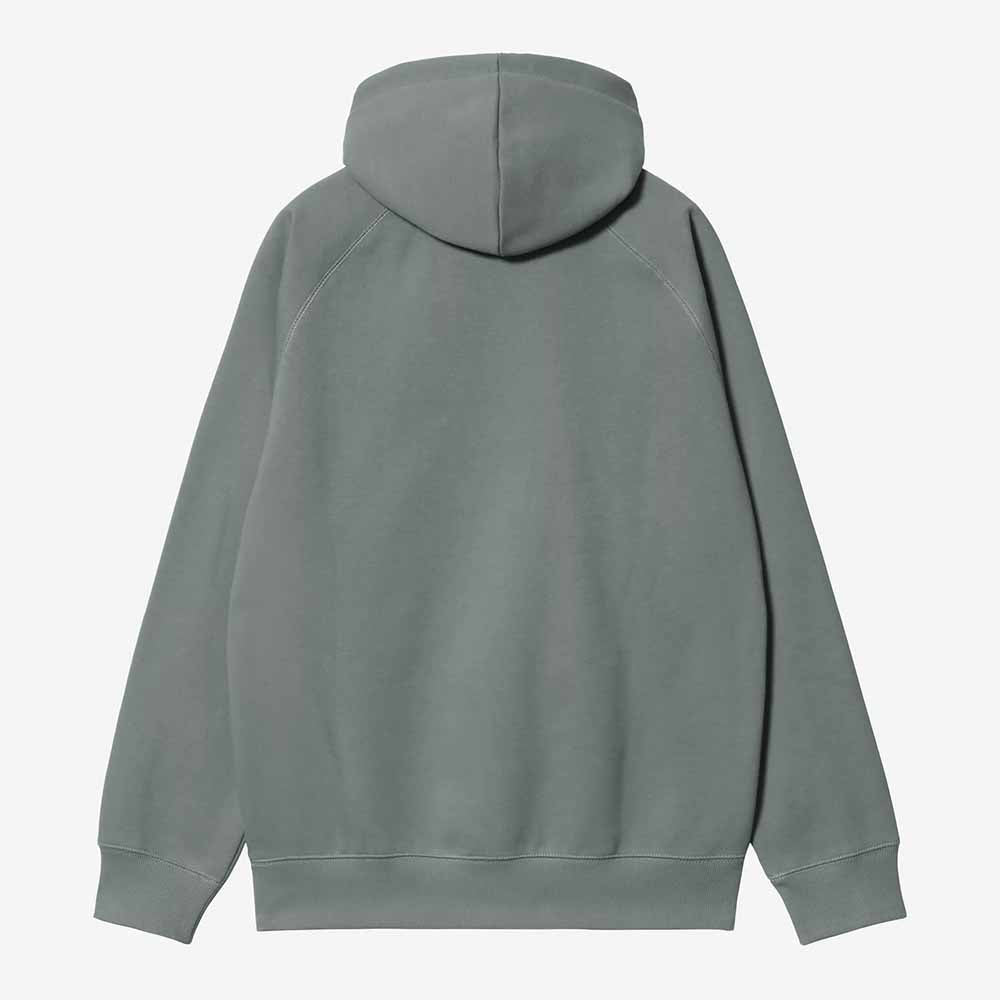 Carhartt WIP Hooded Chase Sweat - Velvet Green Gold