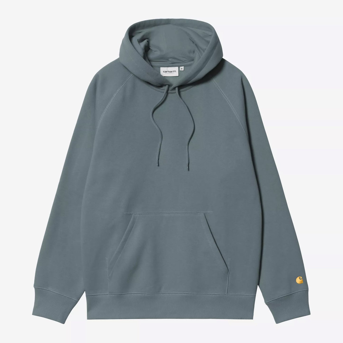 Carhartt WIP Hooded Chase Sweat - Cozy Blue Gold