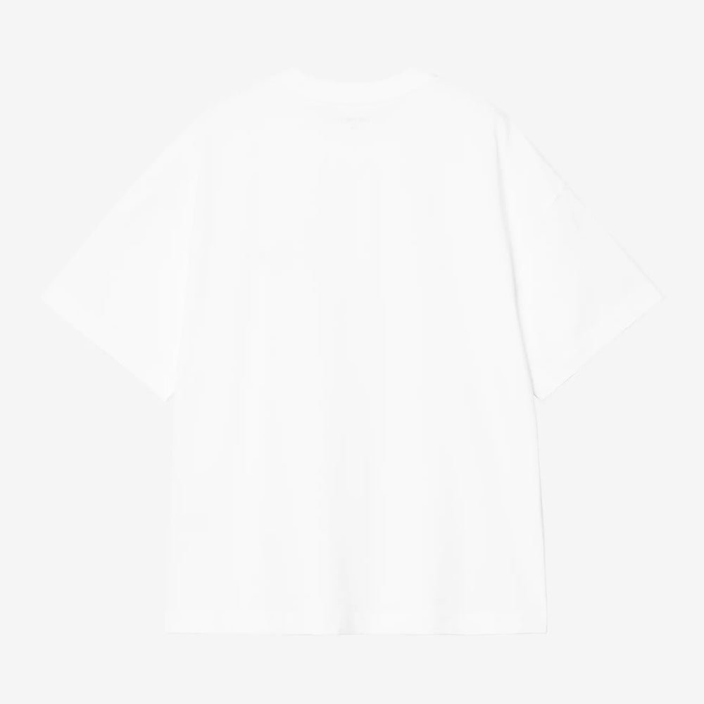 Carhartt WIP S/S Signature Script Tee - White Black