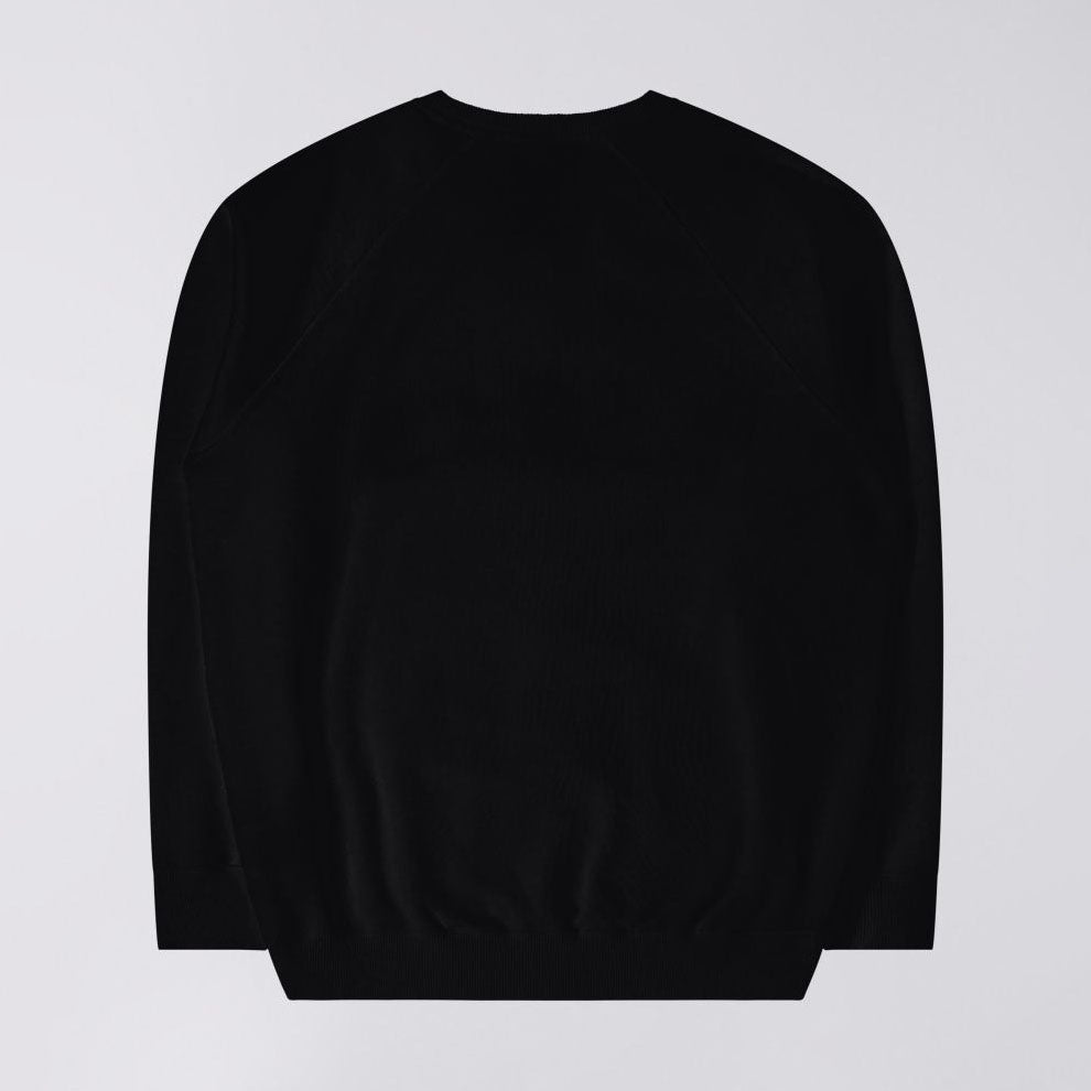 Edwin High Life Low Levels Sweat - Black