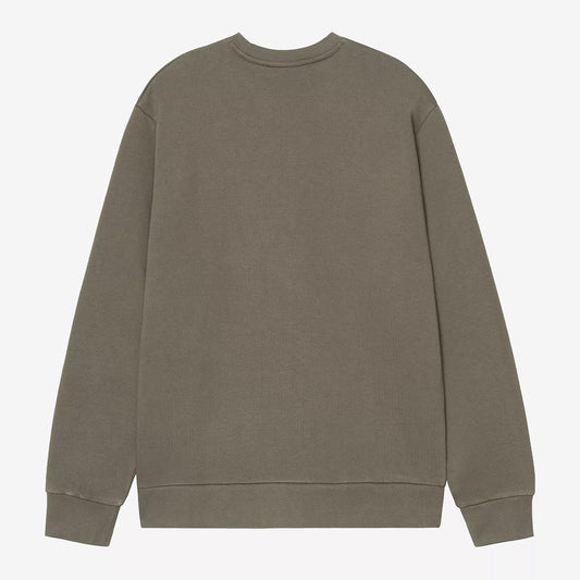 Carhartt WIP Script Emb Sweat - Leaf White