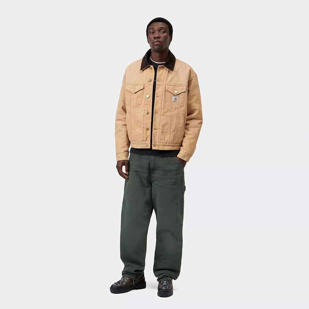 Carhartt WIP Single Knee Pant - Raven Stone Canvas