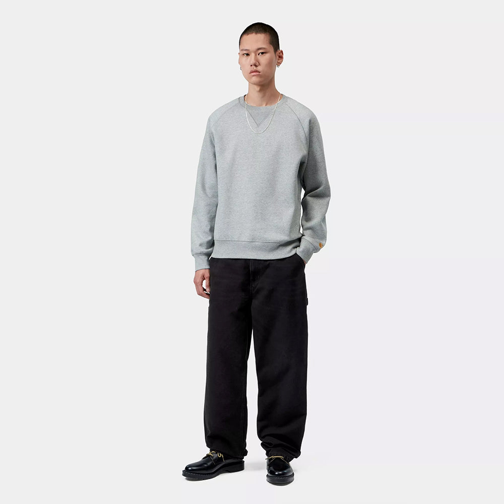 Carhartt WIP Single Knee Pant - Black Stone Canvas