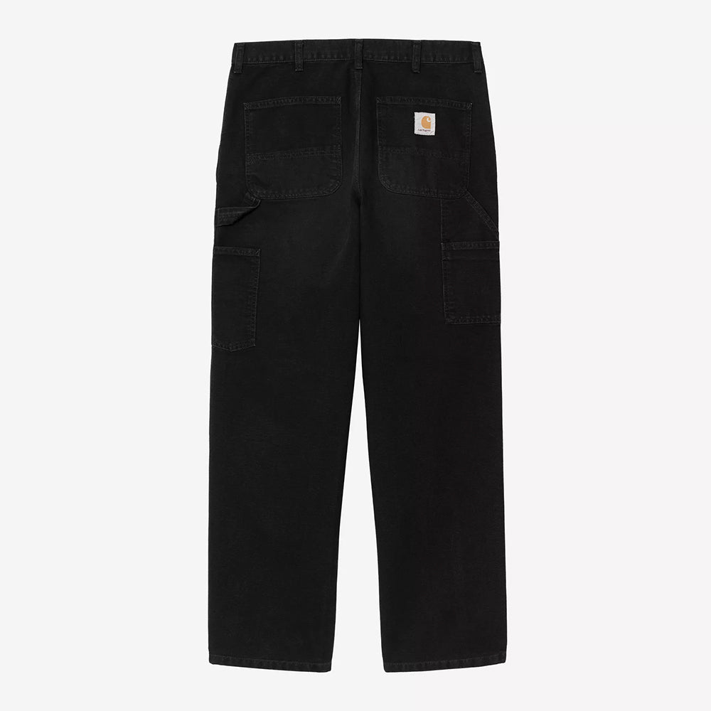 Carhartt WIP Single Knee Pant - Black Stone Canvas