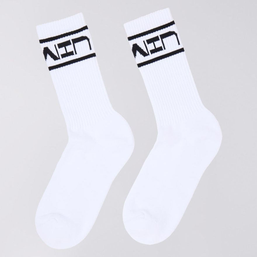 Edwin Striped Socks - White Black