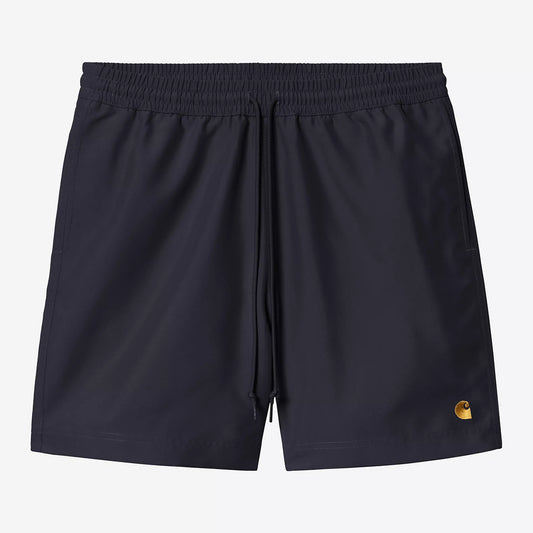 Carhartt WIP Chase Swim Trunks - Dark Navy Gold