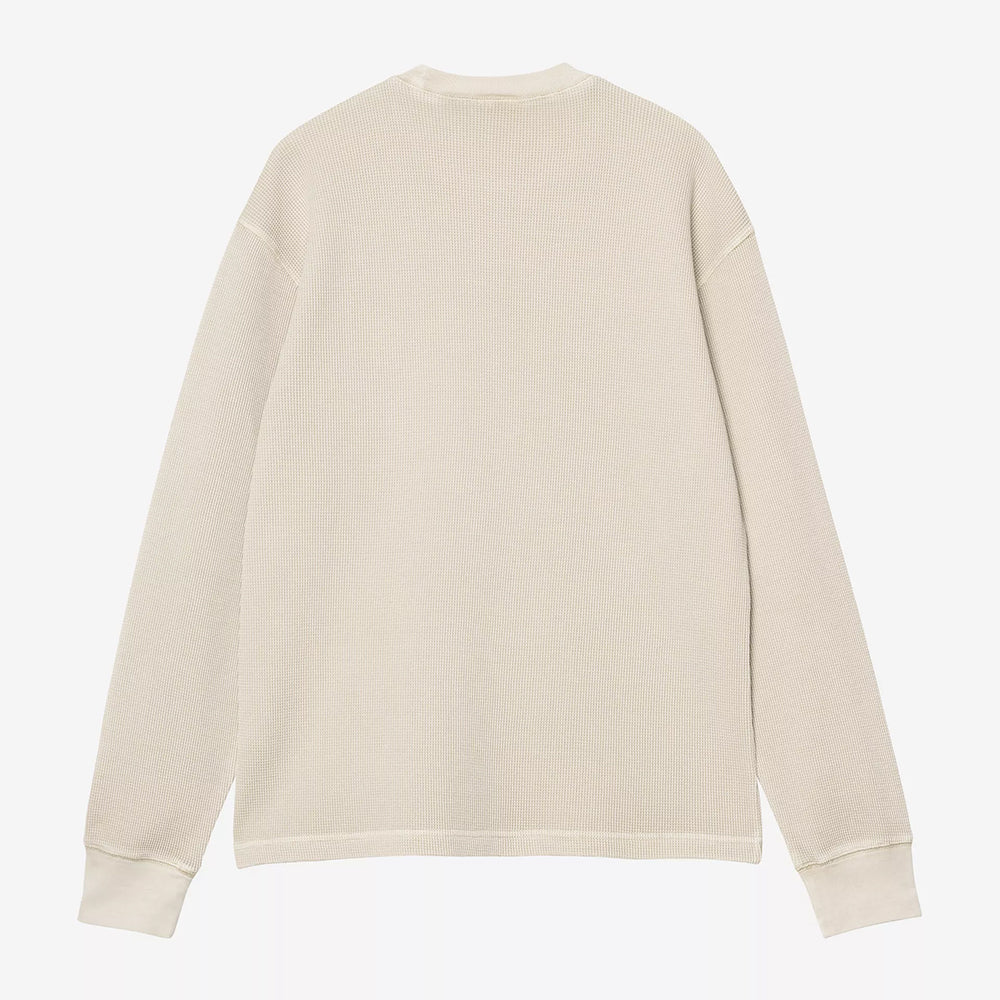 Carhartt WIP LS Vista Waffle T-Shirt - Fleur De Sel Gd
