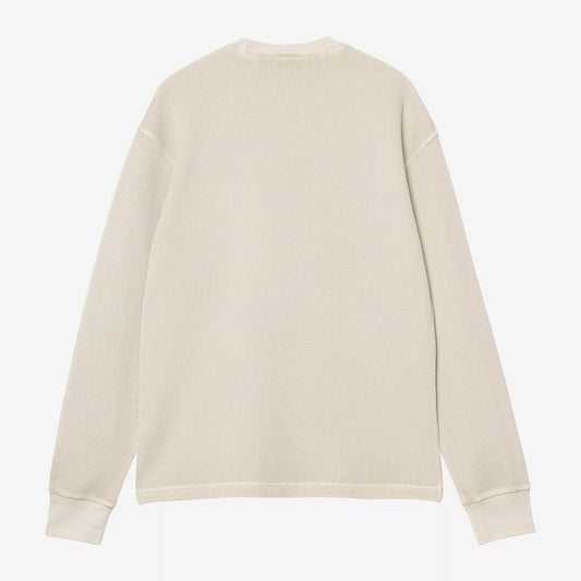 Carhartt WIP LS Vista Waffle T-Shirt - Fleur De Sel Gd