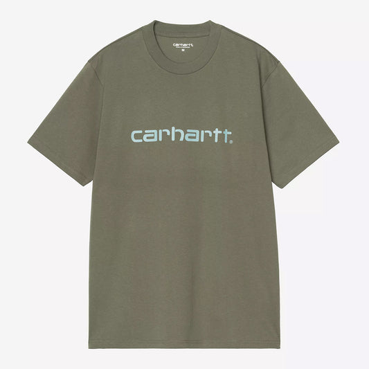 Carhartt WIP S/S Script T-Shirt - Leaf Tourmaline
