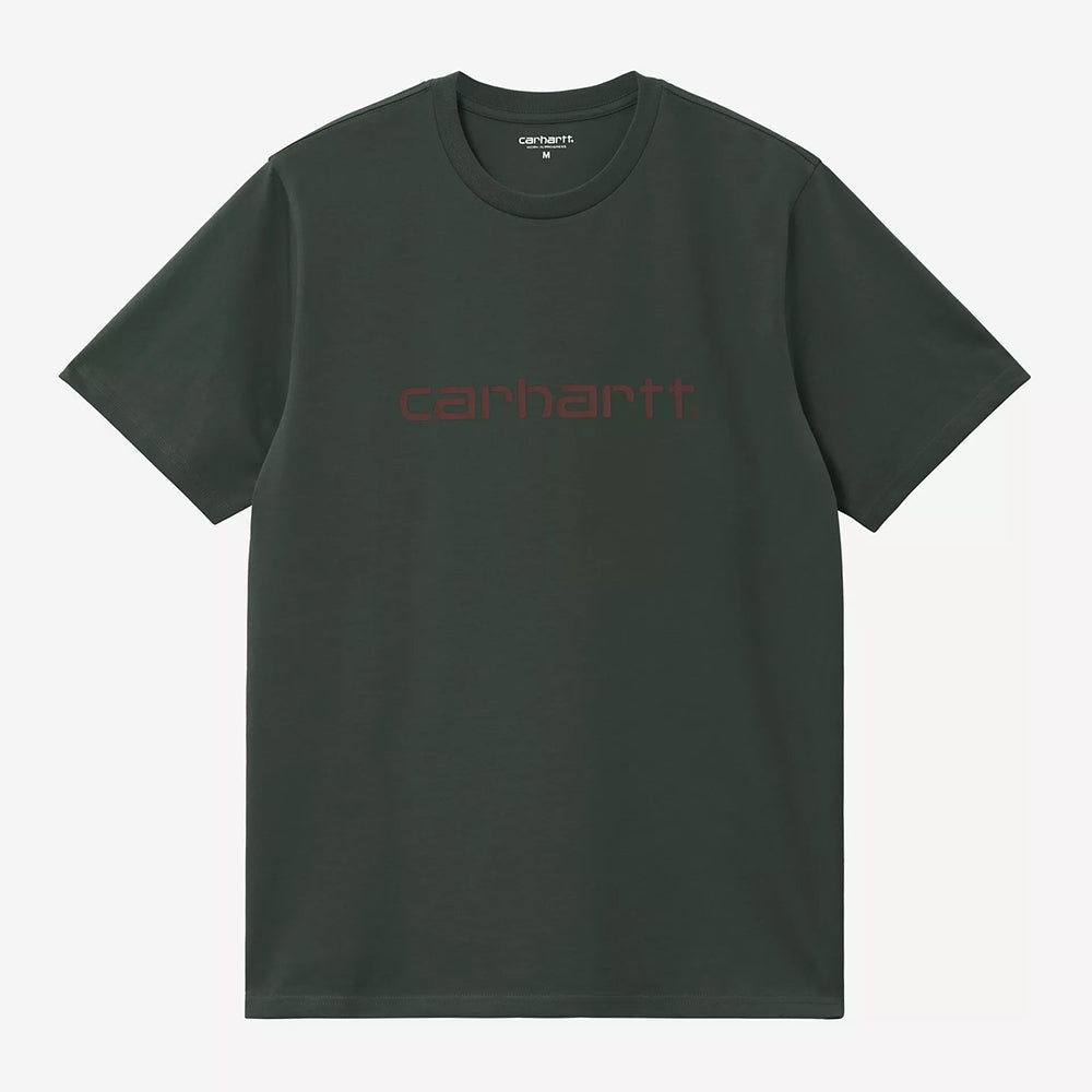 Carhartt WIP S/S Script T-Shirt - Dark Scarab Palisander
