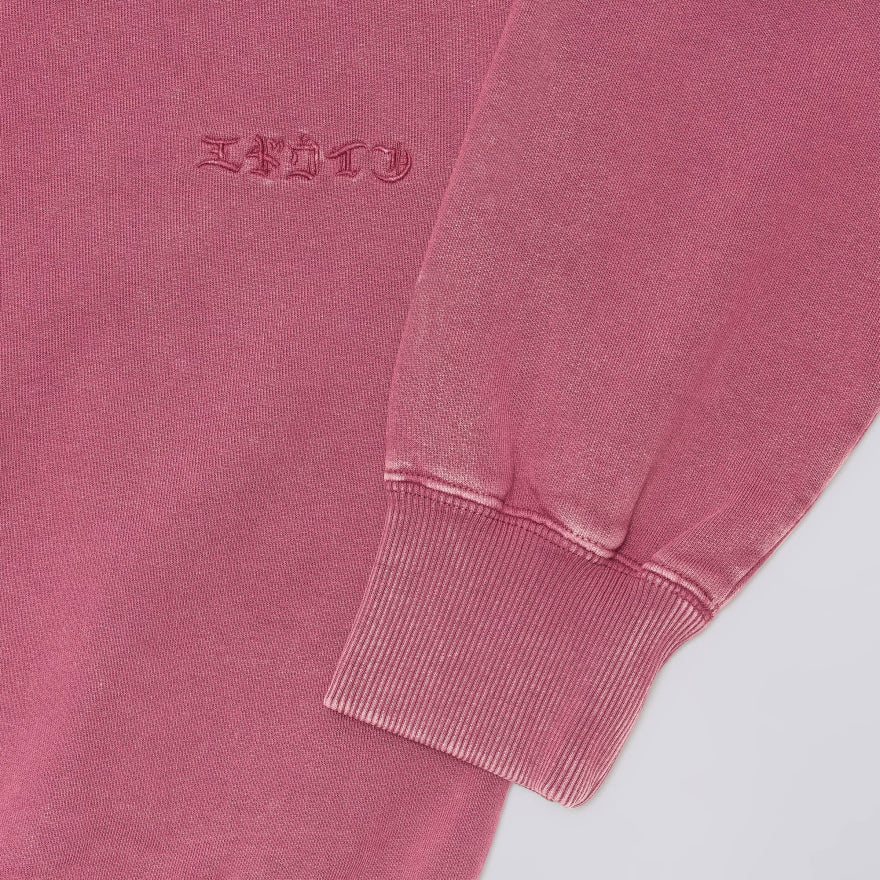 Edwin Axiom Crew Sweat - Red Plum