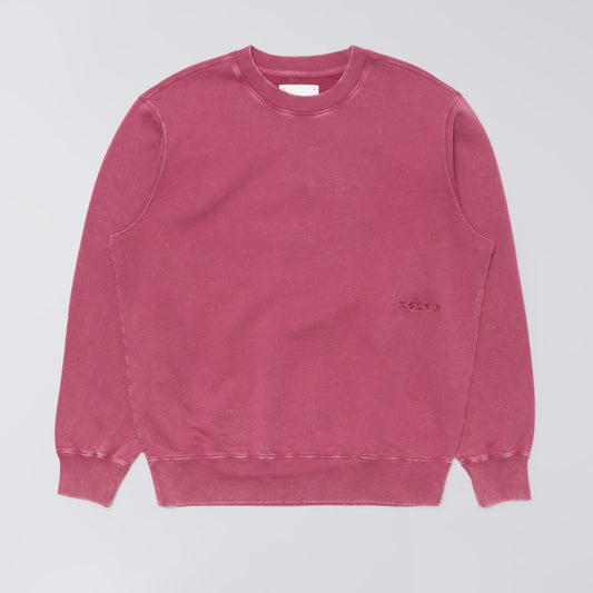 Edwin Axiom Crew Sweat - Red Plum