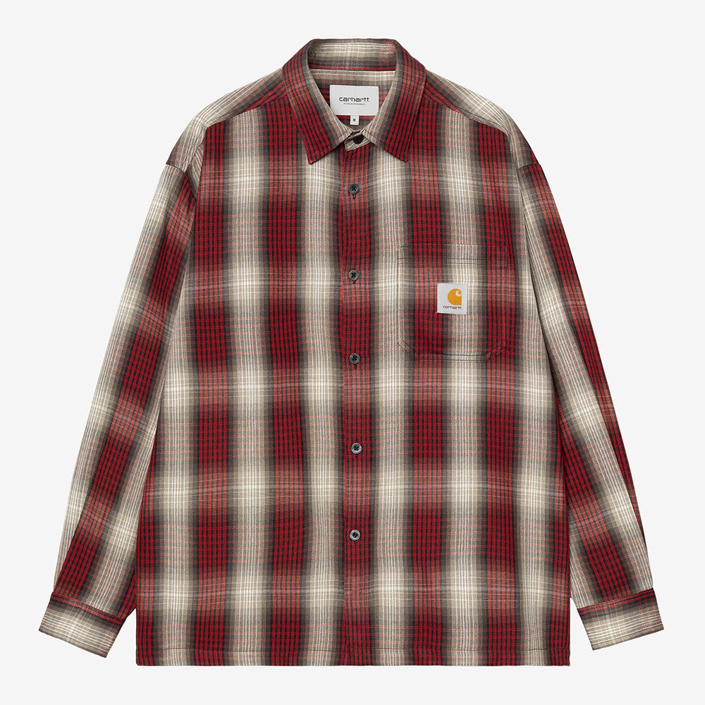 Carhartt WIP L/S Harlin Shirt - Chilli Pepper