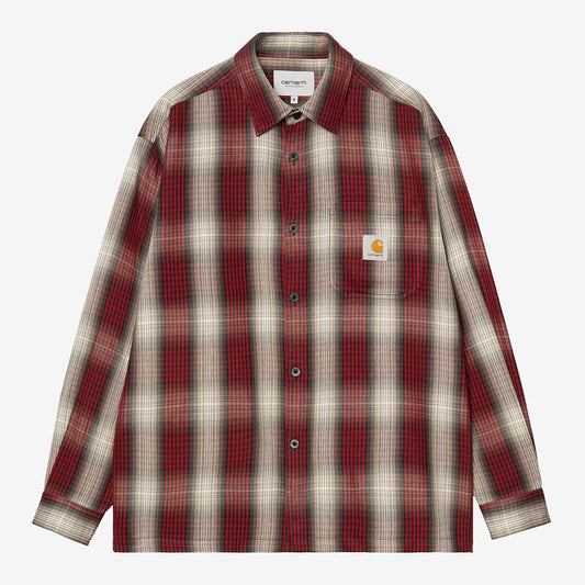 Carhartt WIP L/S Harlin Shirt - Chilli Pepper
