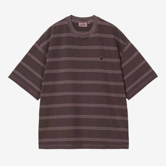 Carhartt WIP S/S Hanson T-Shirt - Hanson Stripe Palisander