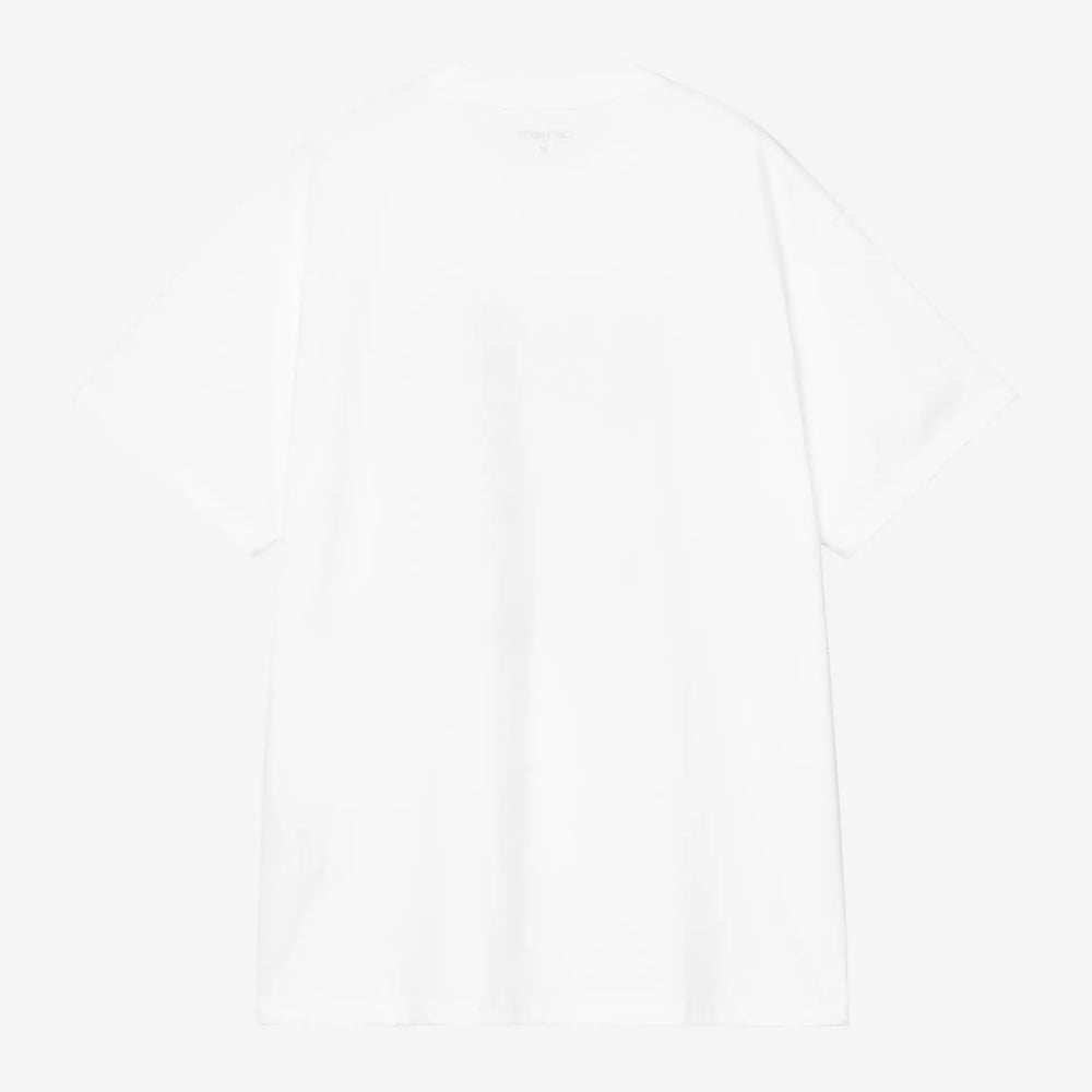 Carhartt WIP S/S Moving Letterpress Tee - White