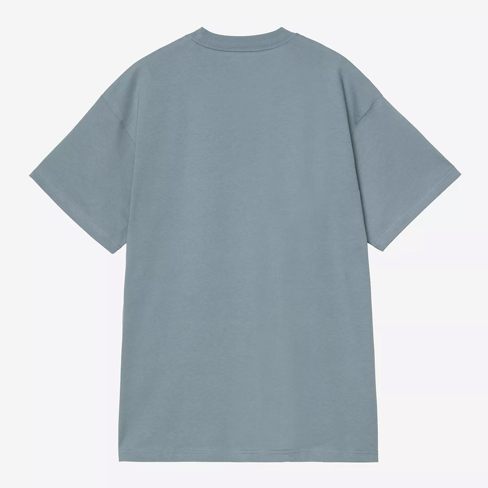 Carhartt WIP S/S Moving Letterpress Tee - Velvet Blue