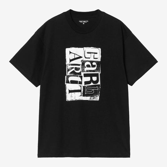 Carhartt WIP S/S Moving Letterpress Tee - Black