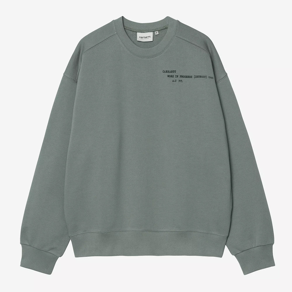 Carhartt WIP Punched Sweat - Velvet Green