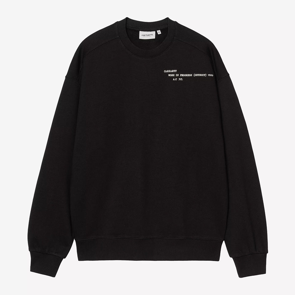 Carhartt WIP Punched Sweat - Black