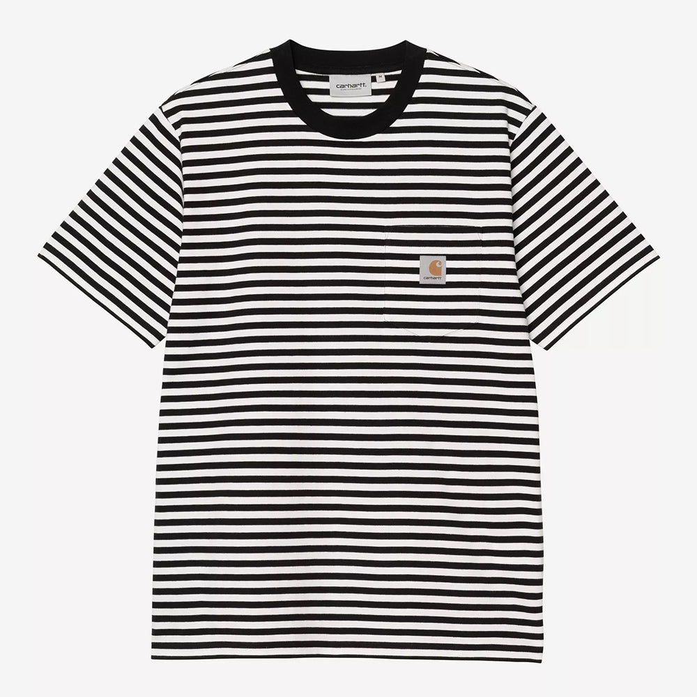 Carhartt WIP S/S Ezra Pocket T-Shirt - Black Wax
