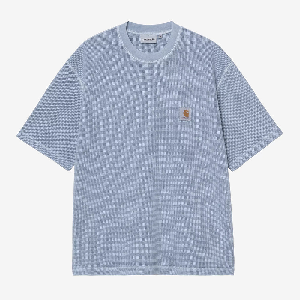 Carhartt WIP S/S Nelson Waffle T-Shirt - Gentle Blue Gd