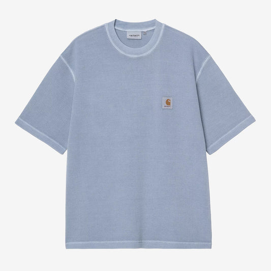 Carhartt WIP S/S Nelson Waffle T-Shirt - Gentle Blue Gd