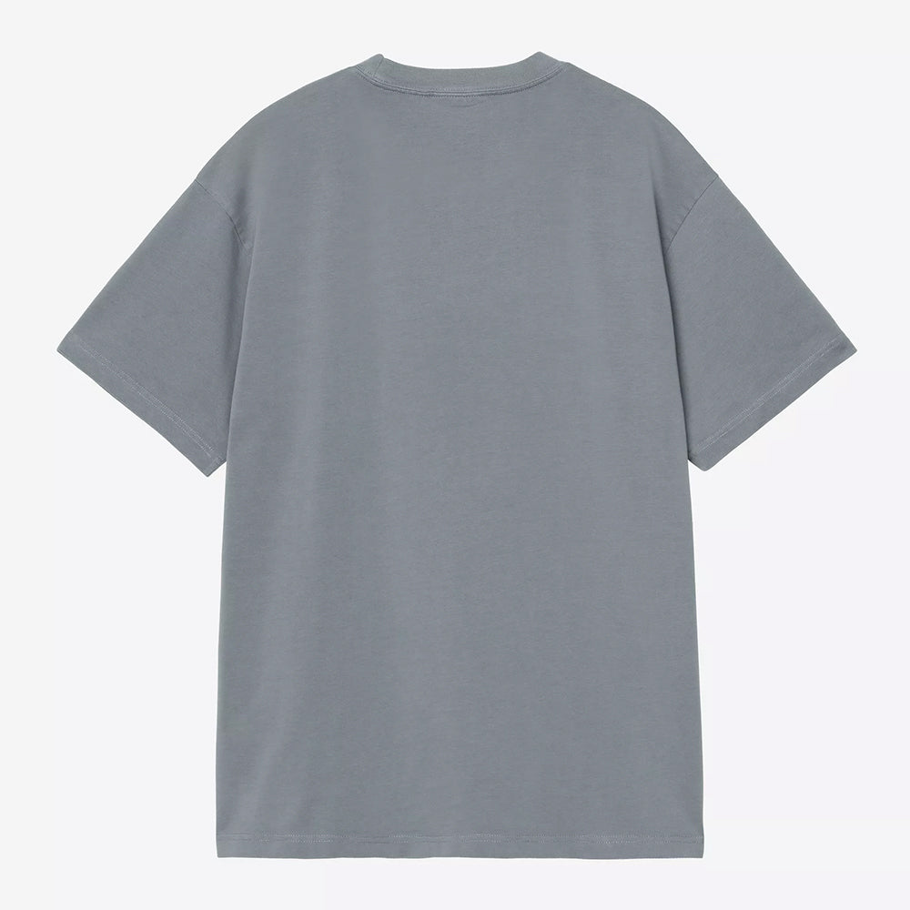 Carhartt WIP S/S WIP III T-Shirt - Ash Heather Heavy Stone Wash