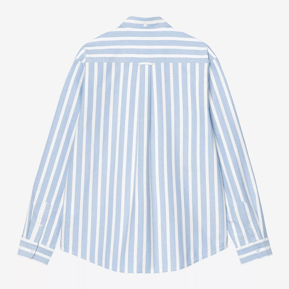 Carhartt WIP L/S Deven Shirt - Bleach White