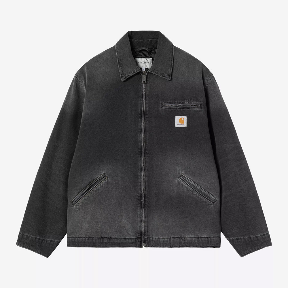 Carhartt WIP OG Detroit Jacket - Black Grind Wash