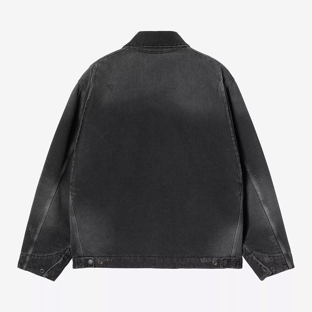 Carhartt WIP OG Detroit Jacket - Black Grind Wash
