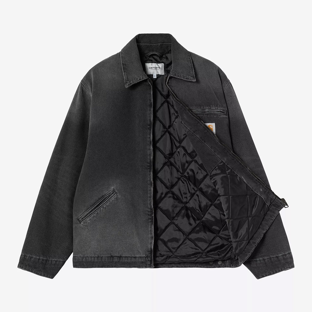 Carhartt WIP OG Detroit Jacket - Black Grind Wash