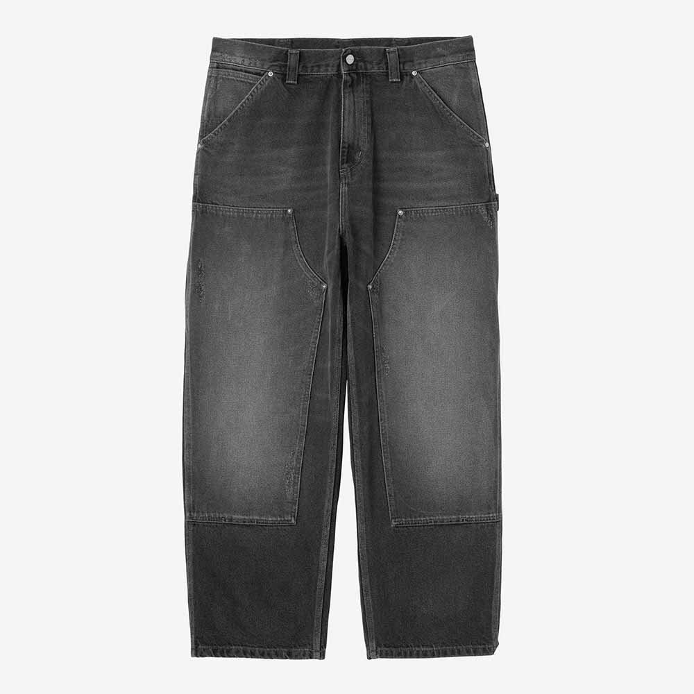 Carhartt WIP OG Double Knee Pant - Black Grind Wash