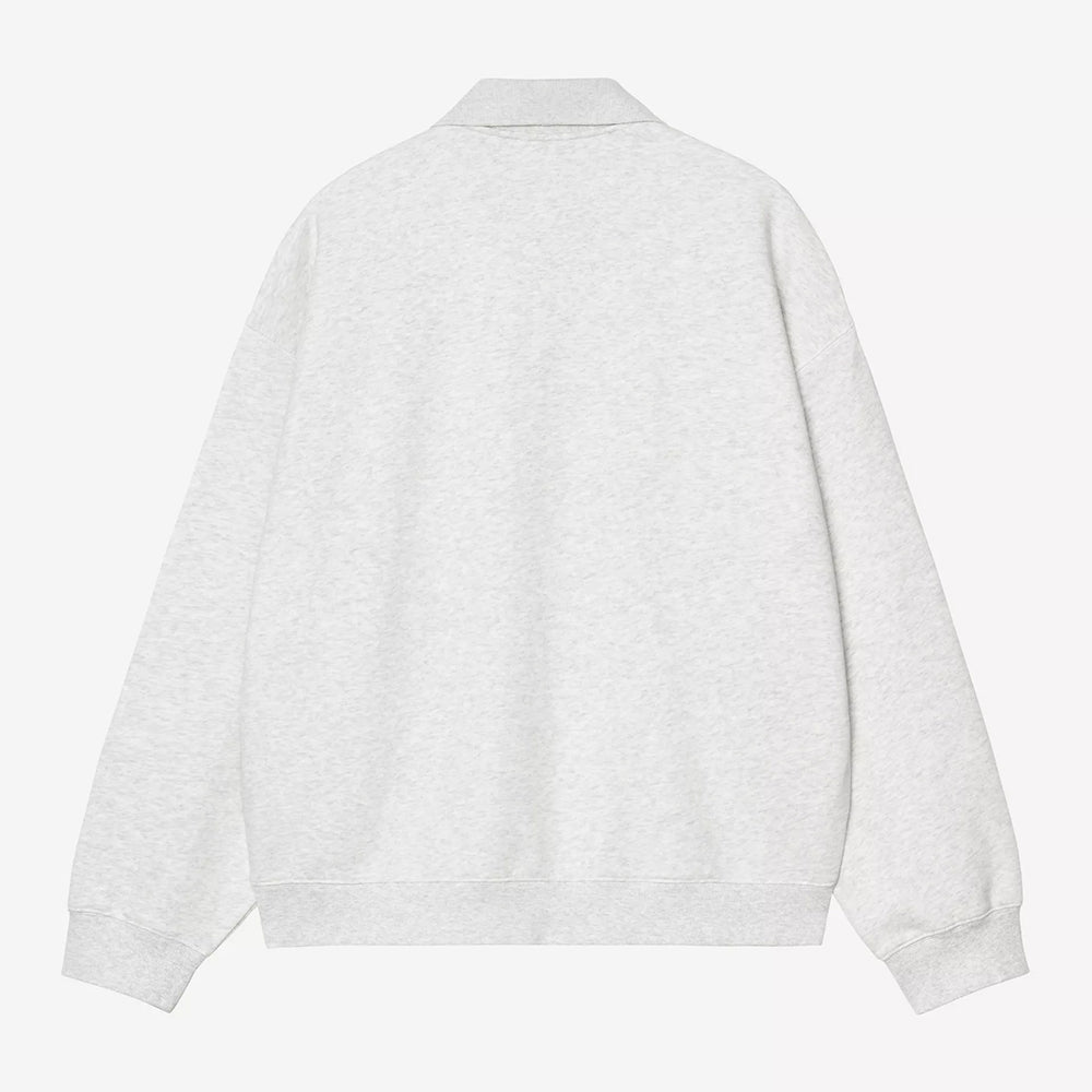 Carhartt WIP WIP Label Polo Sweat - Ash Heather
