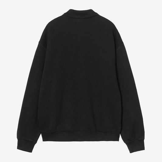Carhartt WIP WIP Label Polo Sweat - Black
