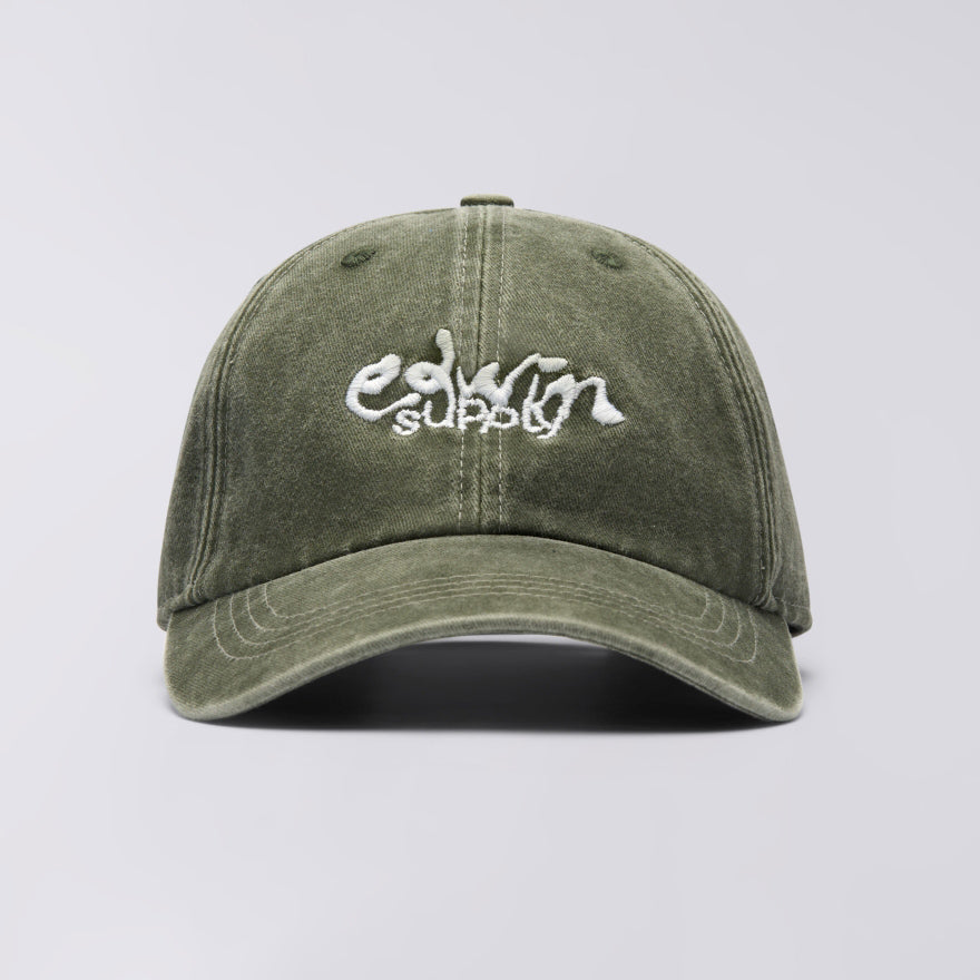 Edwin Soft Washed 6P Cap - Mediterranea Stone