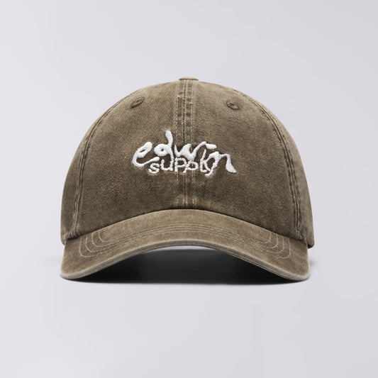 Edwin Soft Washed 6P Cap - Brown