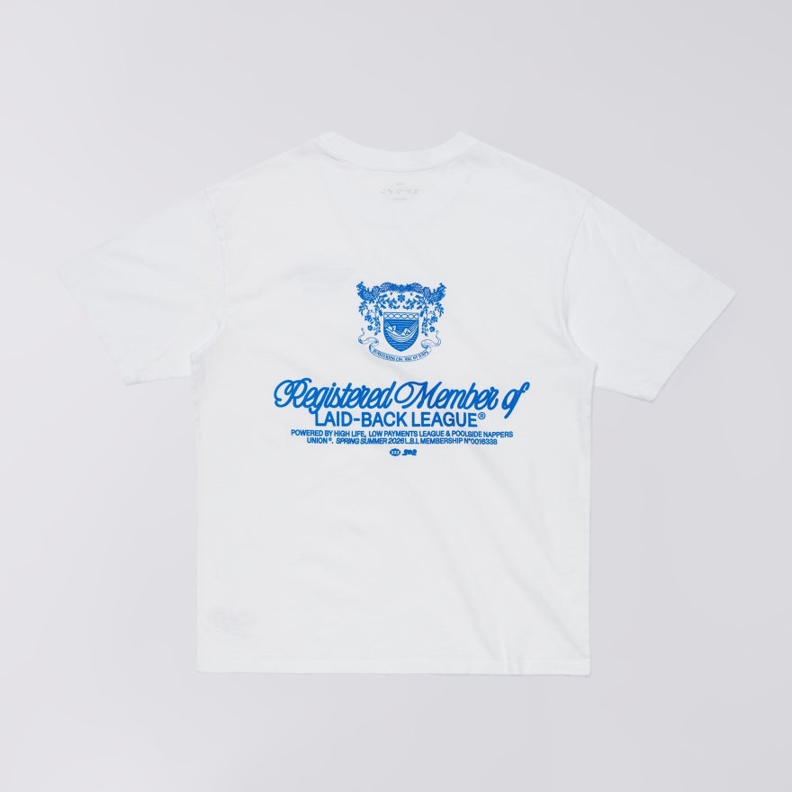 Edwin Laid-Back League TS - White