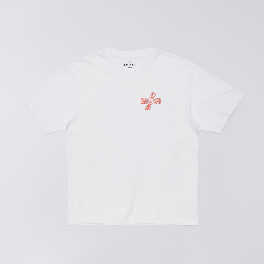 Edwin Sorry Tokyo TS - White