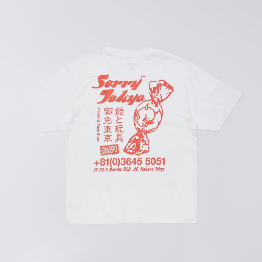 Edwin Sorry Tokyo TS - White