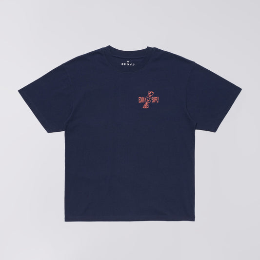 Edwin Sorry Tokyo TS - Maritime Blue