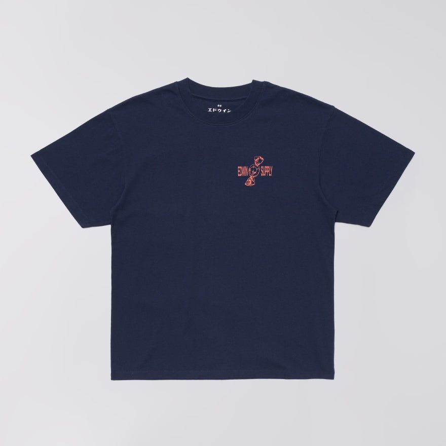 Edwin Sorry Tokyo TS - Maritime Blue