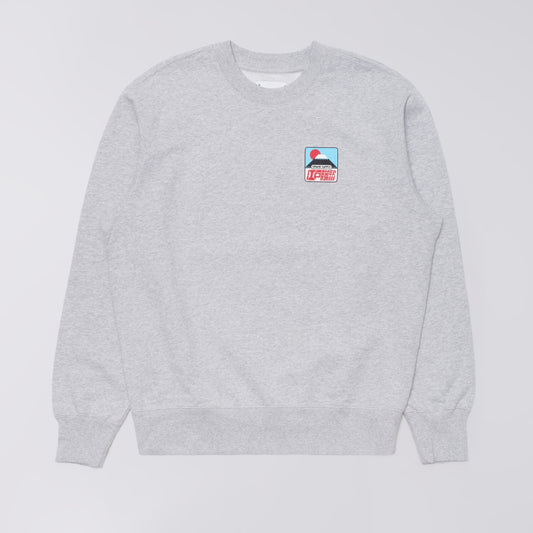 Edwin Sunset On Fuji San Sweat - Grey Marl