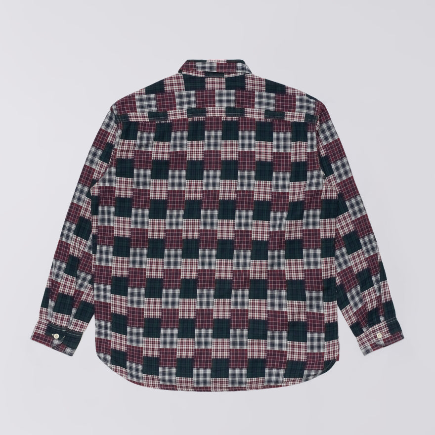 Edwin Work Shirt - Green Red