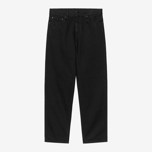 Carhartt WIP Aaron Pant - Black Rinsed
