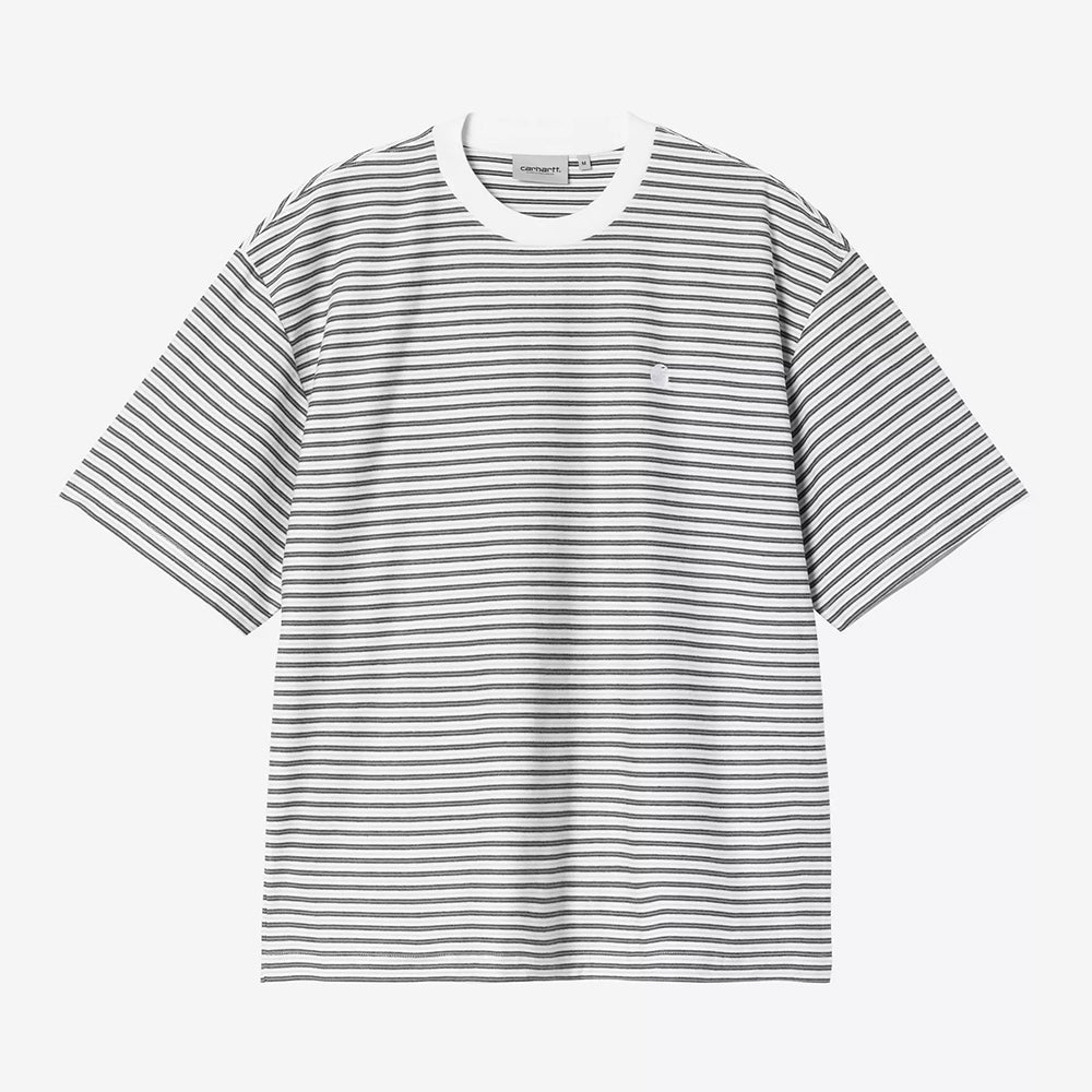 Carhartt WIP S/S Dupree T-Shirt - Dupree Stripe White