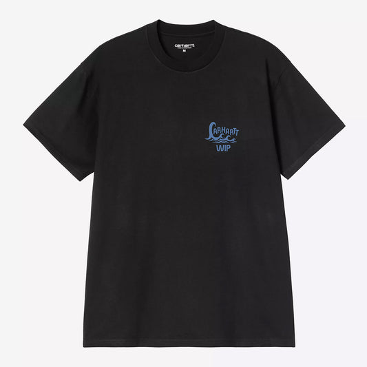 Carhartt WIP S/S Waves T-Shirt - Black