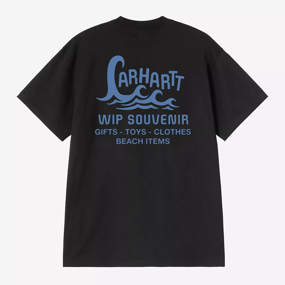 Carhartt WIP S/S Waves T-Shirt - Black